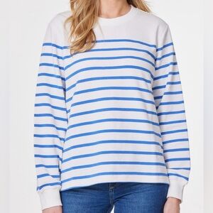 NWT C& C California Bee Stripe Crewneck Pullover